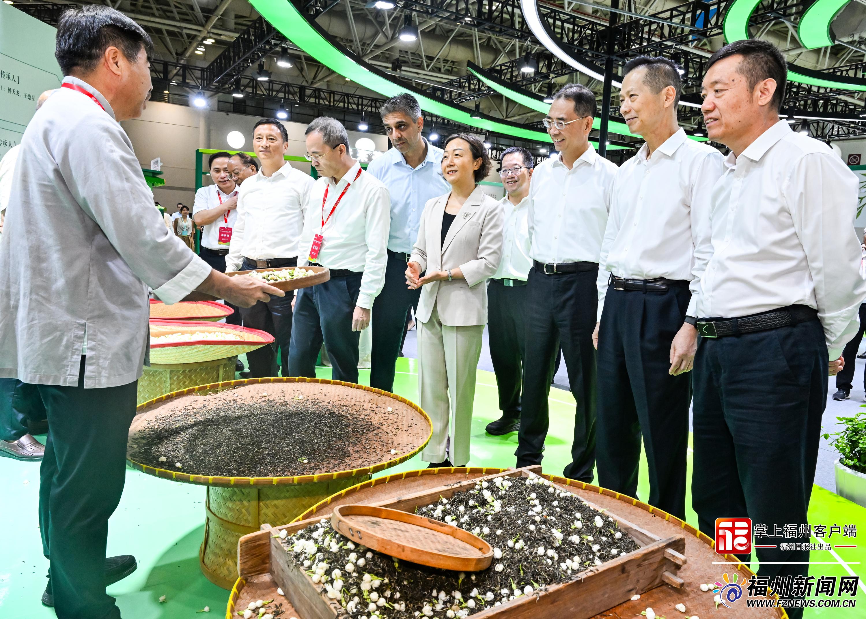 第六届福州茉莉花茶文化节和第五届福州茶叶交易会开幕